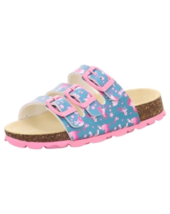 Мюли "FOOTBED SLIPPER WMS: средний ", с застежкой-пряжкой, розовый Superfit