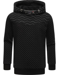 Hoodie "Kristla Sweat", свитер для девочек с капюшоном и большим капюшоном, черный Ragwear