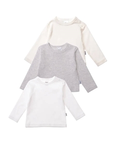 Рубашка с длинными рукавами и кнопками на плече, цвет Mehrfarbig Лилипут