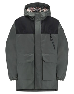 Функциональная парка "TEEN 2L INS PARKA Y", с капюшоном, зеленый Jack wolfskin