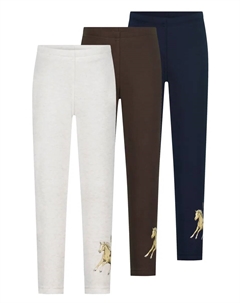 Термолеггинсы (3 шт.), с модным принтом, цвет Mehrfarbig Salt and pepper