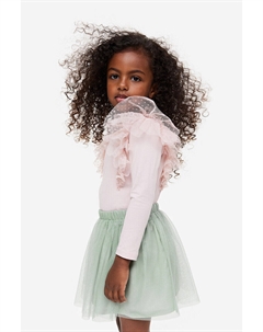 Юбка из блестящего тюля, зеленый H&m