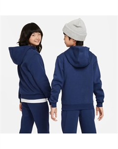 Толстовка с капюшоном "CLUB FLEECE BIG KID'S PULLOVER HOODIE", белый Nike sportswear