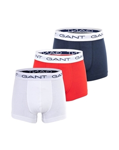 Боксеры с логотипом, 3 пары, мультиколор Gant
