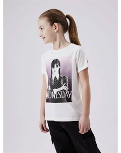 Рубашка с короткими рукавами "NKFJAX WEDNESDAY SS TOP BOX NOOS SKY", цвет Jet Stream Name it