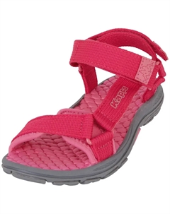 Сандалии "каппа" с двумя практичными застежками-липучками, розовый Kappa