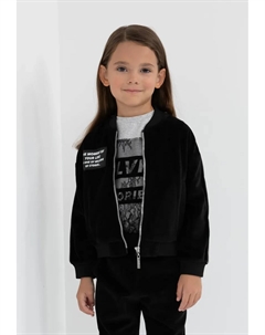 Толстовка с молнией спереди, черный Gulliver