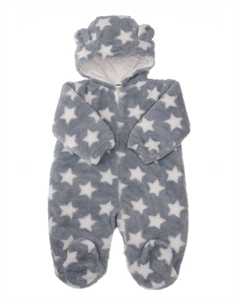 Комбинезон Лилипут, с милым капюшоном, белый