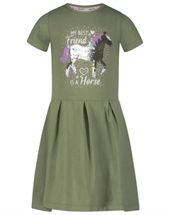 Платье из джерси "Fabulous", с мотивом лошади, зеленый Salt and pepper