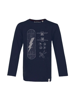 Лонгслив Skate Parts, синий Band of rascals