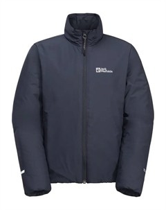 Куртка из софтшелла "SOLYD INS JACKET K", с капюшоном, синий Jack wolfskin