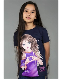 Рубашка с короткими рукавами "Рубашка с короткими рукавами ", синий Topmodel