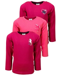 Рубашка с длинными рукавами и милыми мотивами, розовый Salt and pepper