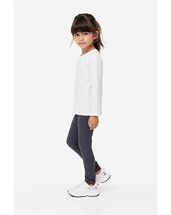 Комплект из трех леггинсов из плотного джерси, черный H&m