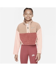 Толстовка Sportswear "Топ с длинными рукавами для больших детей (для девочек)", оранжевый Nike