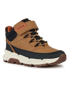 Зимние ботинки "J FLEXYPER PLUS BOY ABX", высокие кроссовки, ботинки на шнуровке с водоотталкивающим покрытием TEX, черный Geox