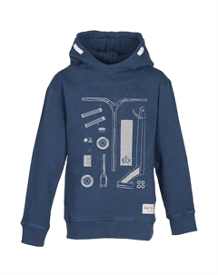 Пуловер Kapuzen Scooter Parts, синий Band of rascals