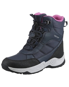 Зимние ботинки "J SENTIERO GIRL B AB", ботинки на шнуровке, зимние ботинки с быстросъемным механизмом, фуксия Geox