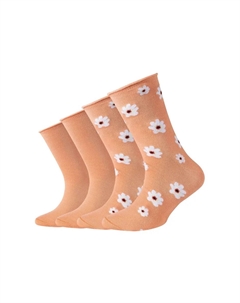 Носки "Носки, 4 шт.", цвет Peach Nectar S.oliver