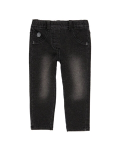 Джинсовые флисовые брюки, черный Boboli