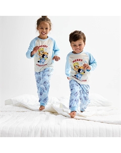 Пижамный комплект Jammies For Your Families Bluey Top & Bottoms для детей 4–10 лет, мультиколор Licensed character
