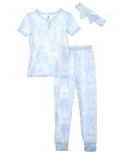 Комплект из 3 предметов: пижама и повязка на голову En Pointe, синий Tutu couture