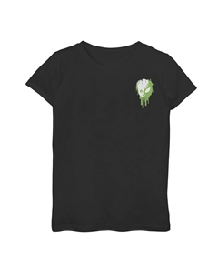 Футболка с изображением значка Грута на левой груди для девочек 7–16 лет Venomized Groot Marvel