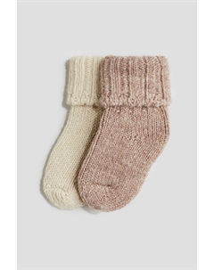 Носки из смеси шерсти, бежевый H&m