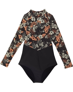 Купальник Kids Cosmic Paradise Surfsuit, цвет Washed Black Rip curl