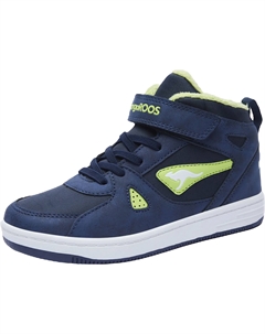 Кроссовки "Kalley II EV", с застежкой-липучкой и теплой подкладкой, цвет Navy-Lime Kangaroos