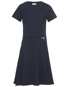 Платье-фигуристка "с вышивкой", для девочек, цвет морской волны Kangaroos