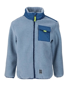 Флисовая куртка "Верос" из мягкого и эластичного материала, синий Zigzag