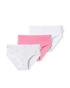 Трусики "Original Classics" (3 шт. в упаковке) с небольшим мотивом на поясе, белый Schiesser