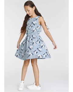Платье-сарафан с цветочным принтом, цвет Hellblau Geblümt Kidsworld