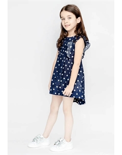 Платье А-силуэта с удлиненной спинкой, белый Gulliver