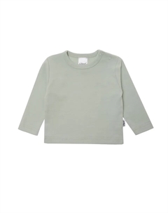 Рубашка с длинными рукавами из мягкого хлопкового материала, мятный Лилипут