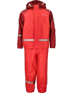 Дождевик "GILBO" со светоотражающими элементами, красный Zigzag