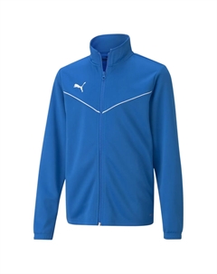 Куртка тренировочная "TEAMRISE TRAINING POLY JACKET JR", без капюшона, синий Puma