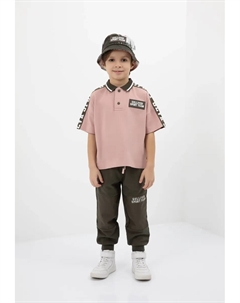 Брюки из ткани Гулливер, на эластичном поясе, хаки Gulliver