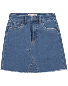 Детская джинсовая юбка Levi's "LVG DENIM SKIRT HIGH RISE", для ДЕВОЧЕК, с 5 карманами, цвет Richards Levi's kids