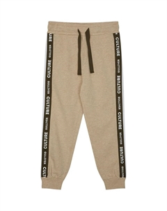 Спортивные брюки "Повседневные спортивные штаны" с принтованными полосками по бокам, коричневый Gulliver