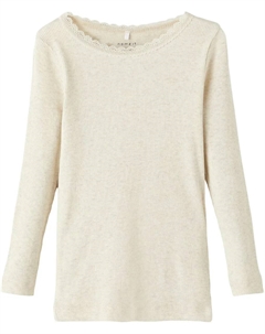 Рубашка с длинными рукавами "NMFKAB LS TOP NOOS", цвет Peyote Melange Name it