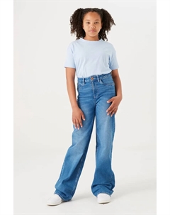 Широкие джинсы "Annemay", для ДЕВОЧЕК, цвет Med Used Garcia