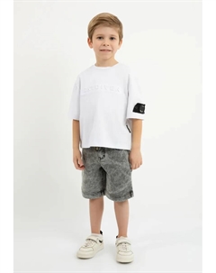 Шорты из серого денима, серый Gulliver