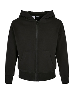 Толстовка с капюшоном " Women's Girls Organic Terry Zip Hoody", черный Urban classics