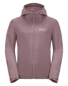 Дождевик "JWP SHELL K", с капюшоном, лиловый Jack wolfskin