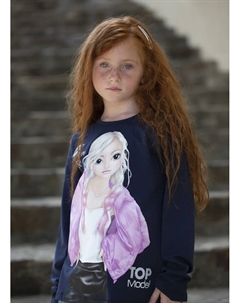 Рубашка с длинными рукавами, синий Topmodel