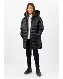 Стеганое пальто Гулливер с капюшоном, синий Gulliver