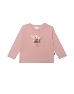 Лилипутовая рубашка с длинными рукавами "Волшебные феи" с милым сказочным принтом, розовый