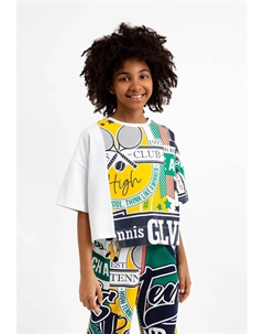 Футболка асимметричного кроя, цвет Mehrfarbig Gulliver